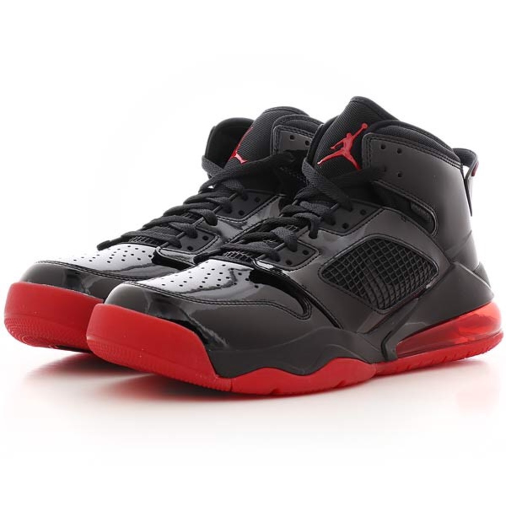 🔥 Rare JORDAN MARS 270 NIKE SHOES BLACK & RED